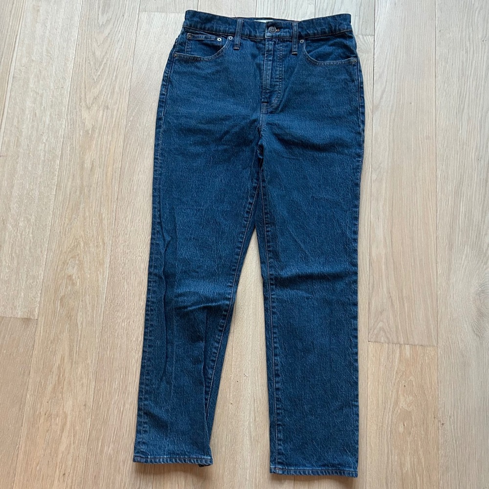 Madewell Perfect Vintage Jeans Straight Leg 29 Blue High Rise Denim Retro‎